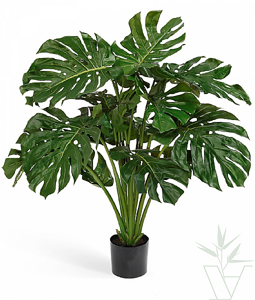 Искусственное растение Монстера куст, высота - 115 см
