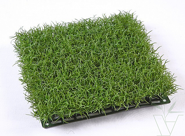 Искусственное растение Газон-трава коврик светло-зеленый, высота - 4 см